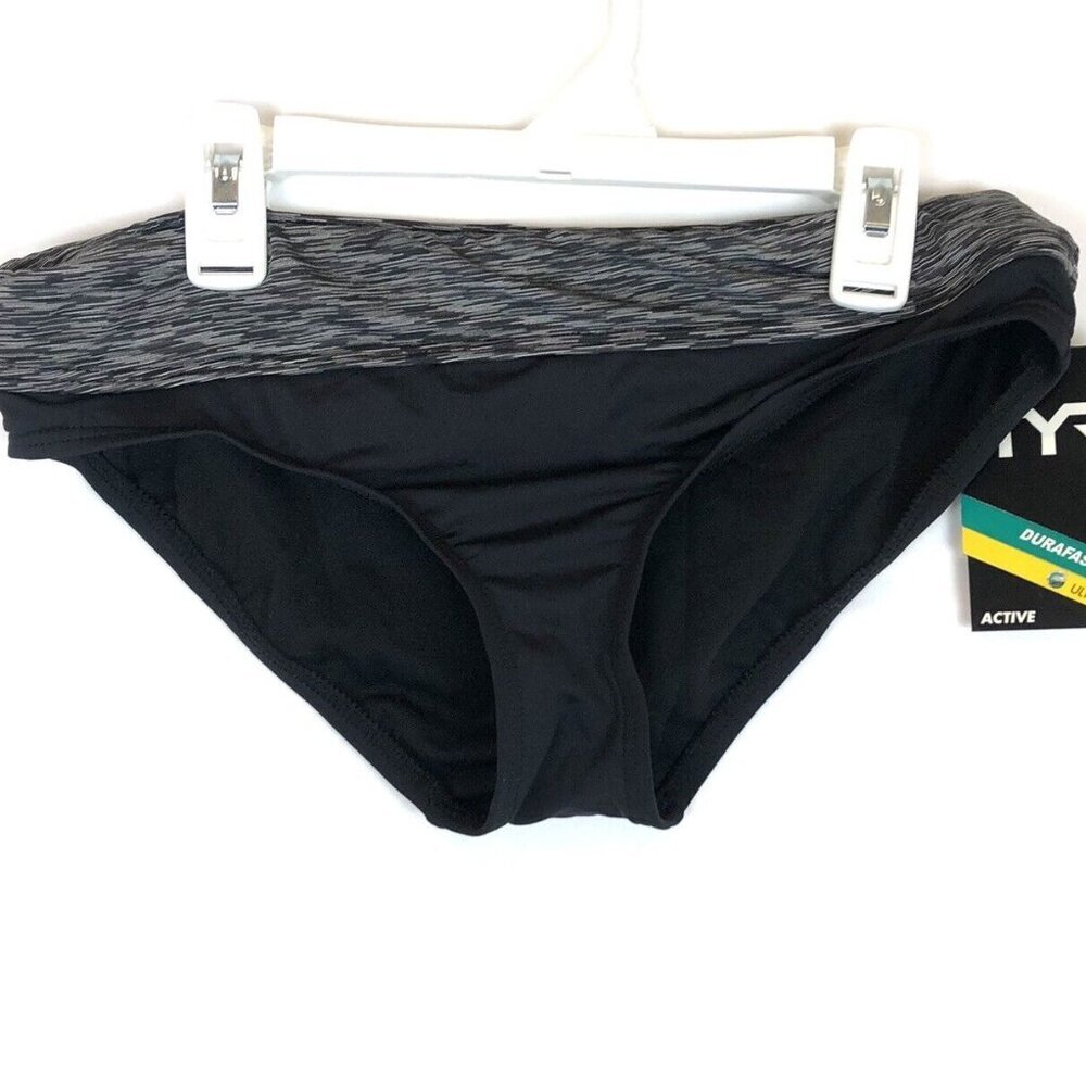 TYR, Women’s Sonoma Black Bikini Bottom, Size Medium